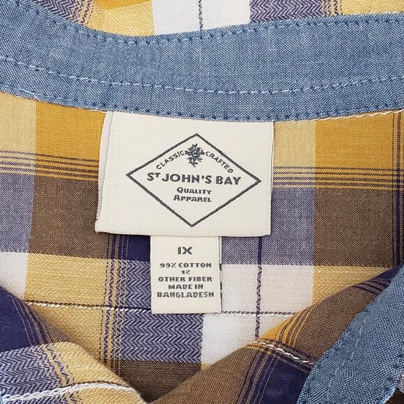 Womens Upcycled Distressed Flannel with "Cowgirls Quote" Embroidered Patch 1X - Picture 6 of 7